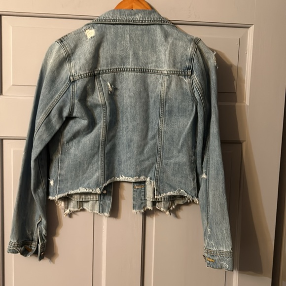 Kancan Los Angeles Denim Cropped Jacket - Picture 4 of 8